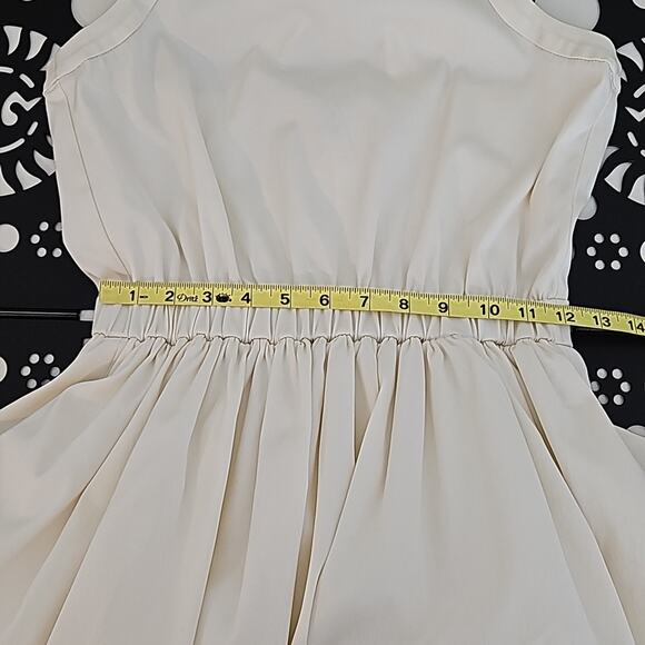 Crewcuts Girls Sleeveless Occasion Dress in Ivory with Back Bow Detail Size 14 - Picture 10 of 14